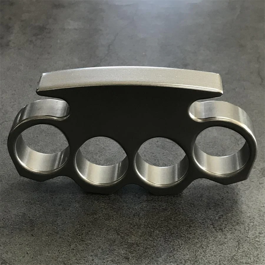 The KING Stonewashed Steel Knuckle Dusters - Image 13