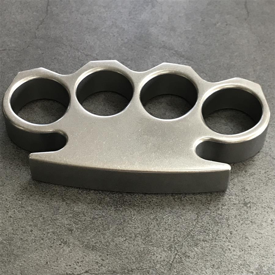 The KING Stonewashed Steel Knuckle Dusters - Image 3