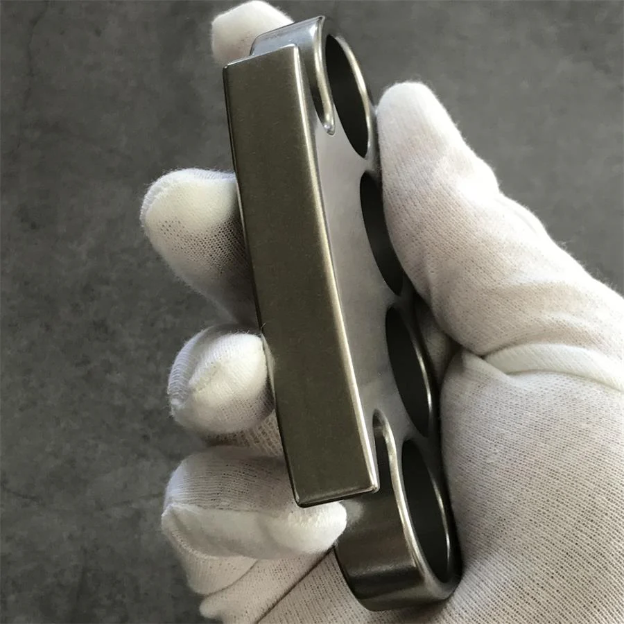 The KING Stonewashed Steel Knuckle Dusters - Image 7