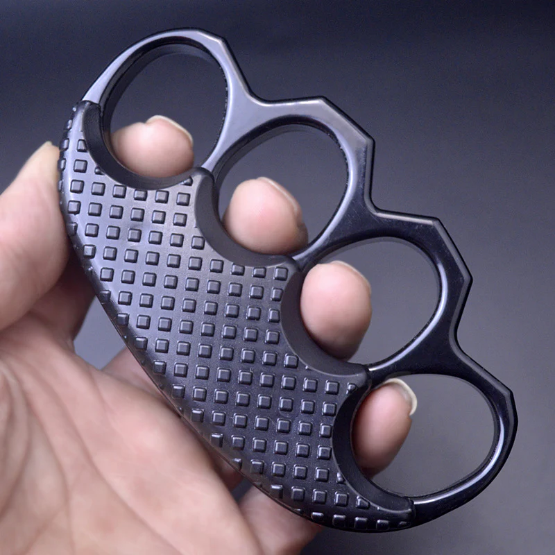 Thickened Clip Metal Knuckle Duster Boxing Training Four Finger Tiger Fist Buckle Outdoor Camping Tiger Ring Buckle Self-defense EDC Tool - Image 8