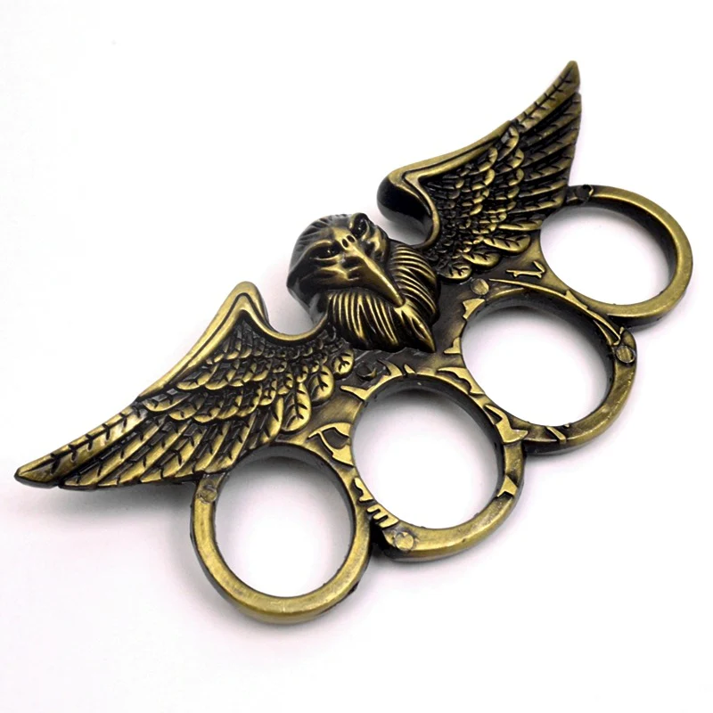 Thickened Eagle King Knuckle Duster Martial Arts Practice Boxing Four Fingers Boxing Gloves Hand Buckle Boxing Buckle Broken Window Protector - Image 2