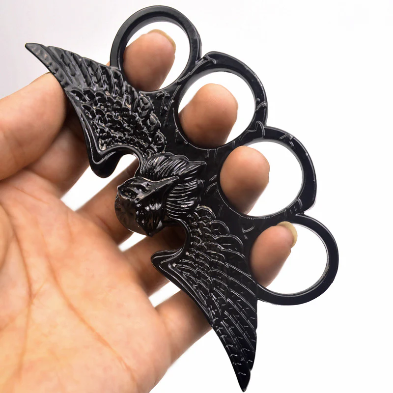 Thickened Eagle King Knuckle Duster Martial Arts Practice Boxing Four Fingers Boxing Gloves Hand Buckle Boxing Buckle Broken Window Protector - Image 5