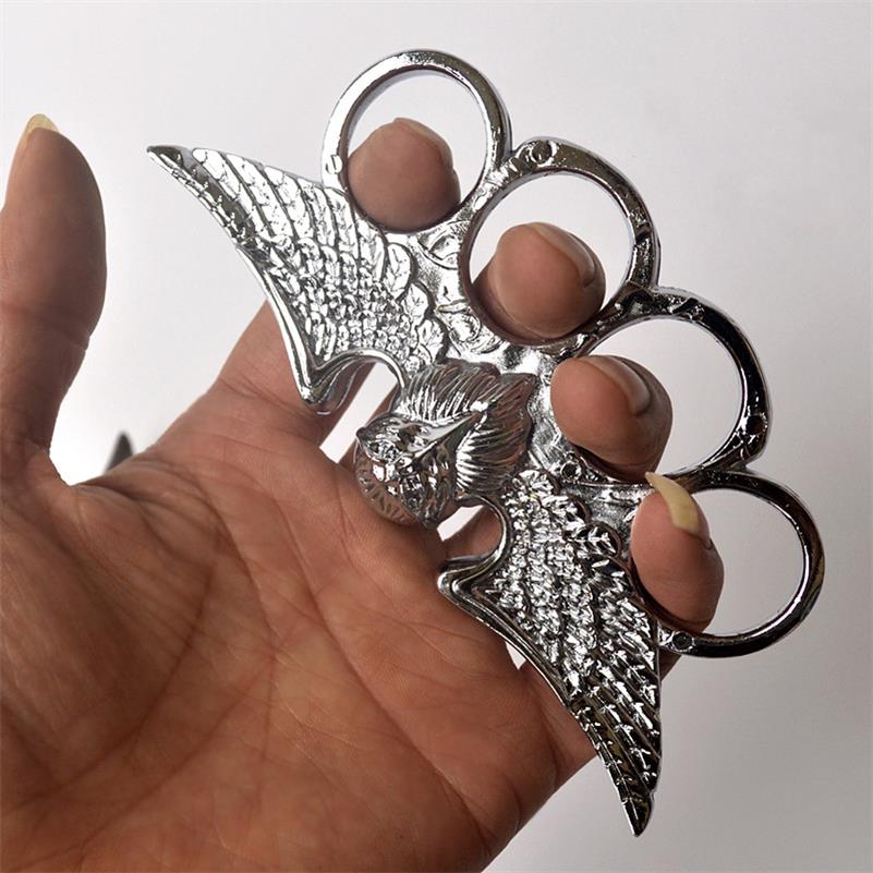 Thickened Eagle King Knuckle Duster Martial Arts Practice Boxing Four Fingers Boxing Gloves Hand Buckle Boxing Buckle Broken Window Protector - Image 6