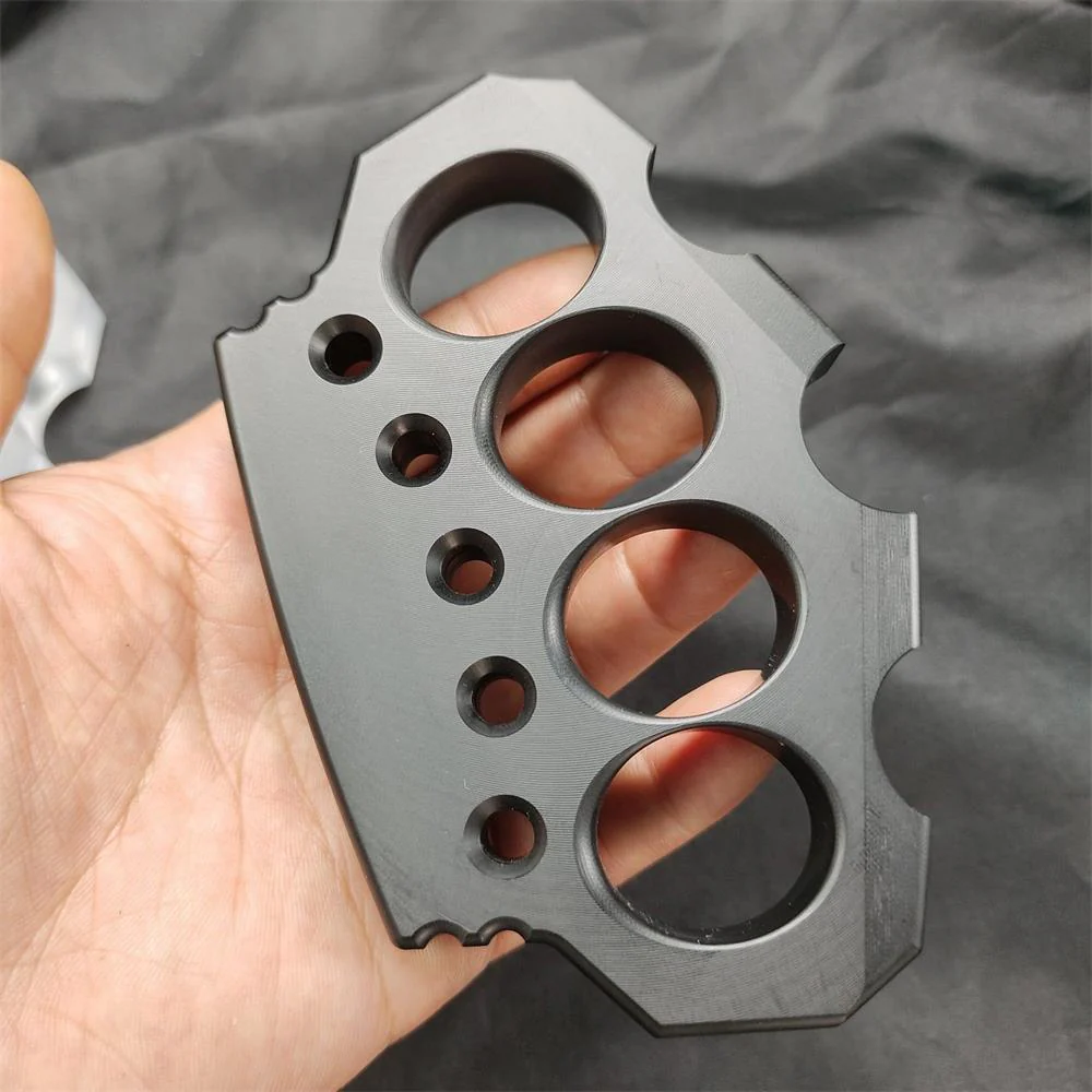 Thickened Non-metallic Knuckle Duster Self-defense EDC Tool - Image 4