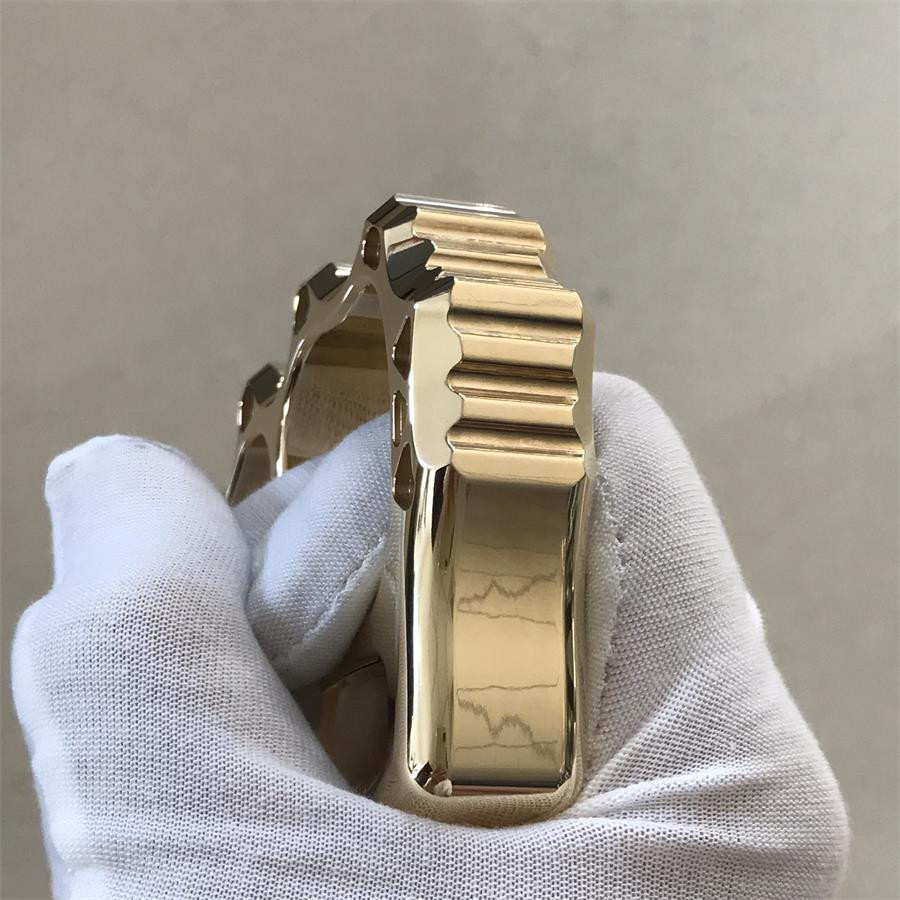 Thickened Solid Brass Knuckle Duster Broken Window EDC Tool - Image 10