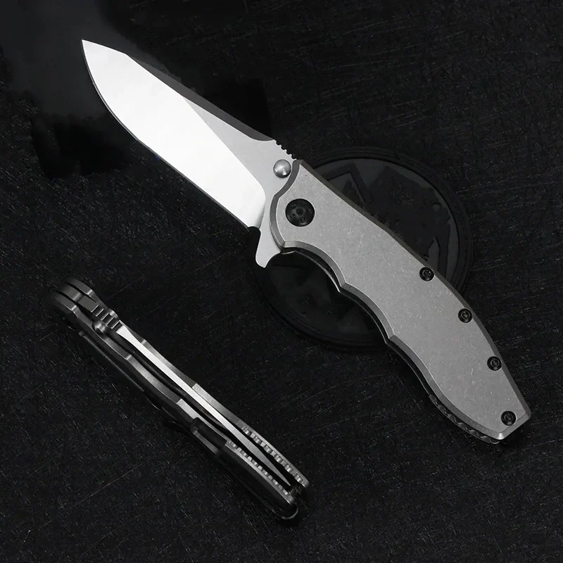 Titanium Alloy 0562CF/0562TI Folding Knife Outdoor Camping Pocket Knives - Image 4
