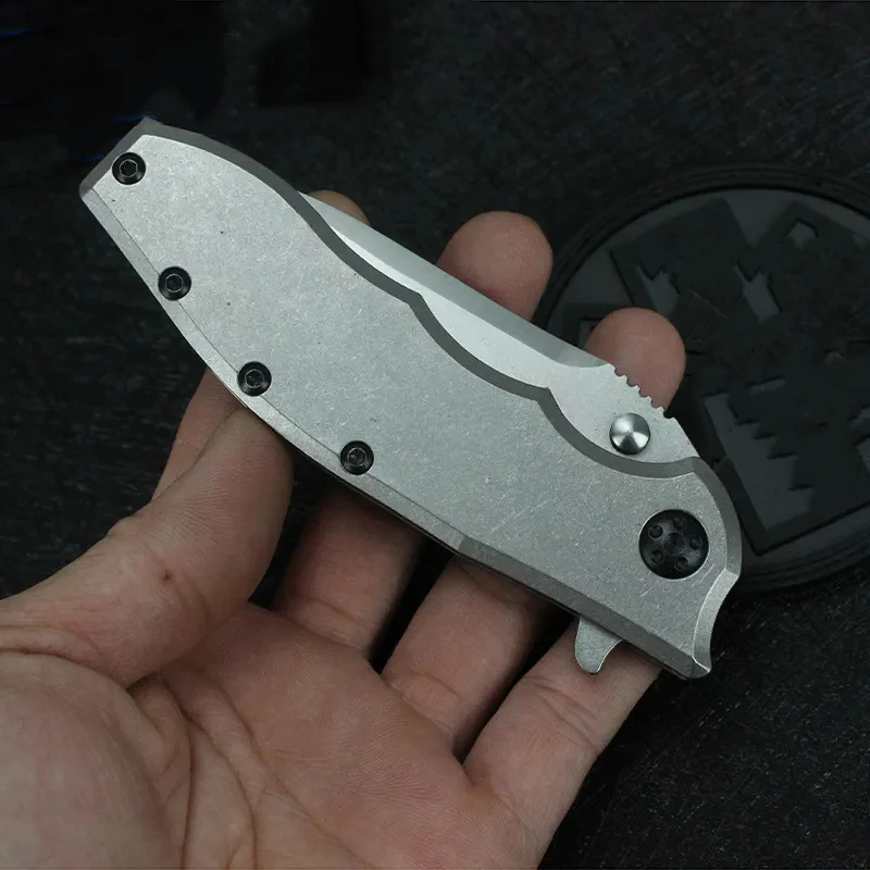 Titanium Alloy 0562CF/0562TI Folding Knife Outdoor Camping Pocket Knives - Image 5