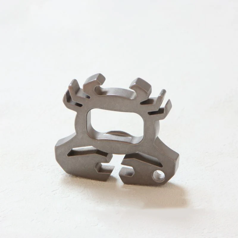 Titanium Alloy Crab Knuckle Duster Bottle Opener EDC Tool - Image 6