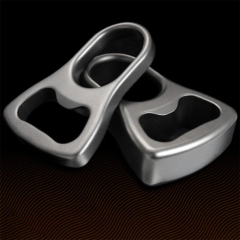 Titanium Alloy Knuckle Duster Open-bottle Boxing Self -defense Gear - Image 2