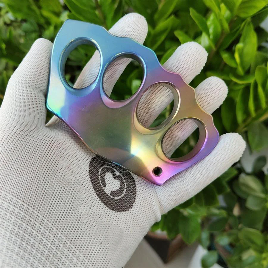 Titanium Alloy Knuckle Duster Security Defense EDC Tool - Image 10