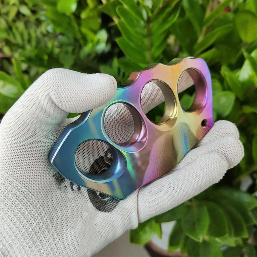 Titanium Alloy Knuckle Duster Security Defense EDC Tool - Image 5