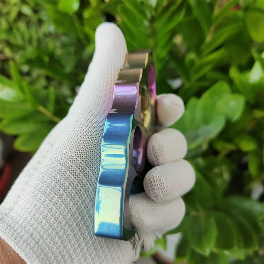 Titanium Alloy Knuckle Duster Security Defense EDC Tool - Image 6