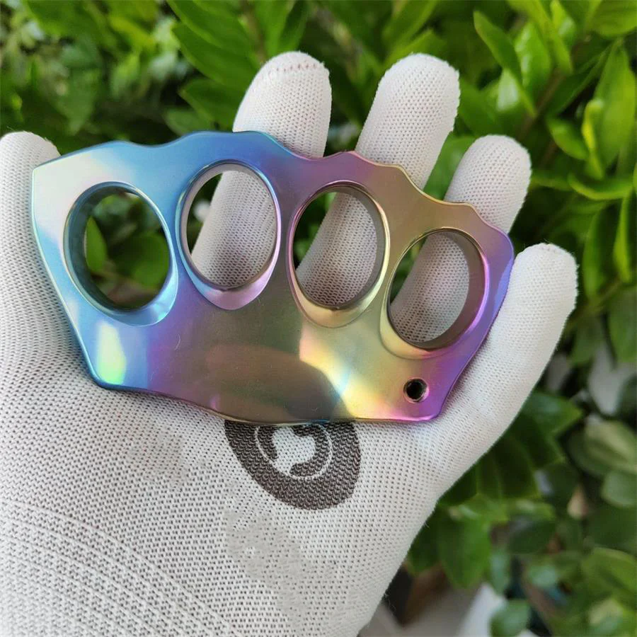Titanium Alloy Knuckle Duster Security Defense EDC Tool - Image 8
