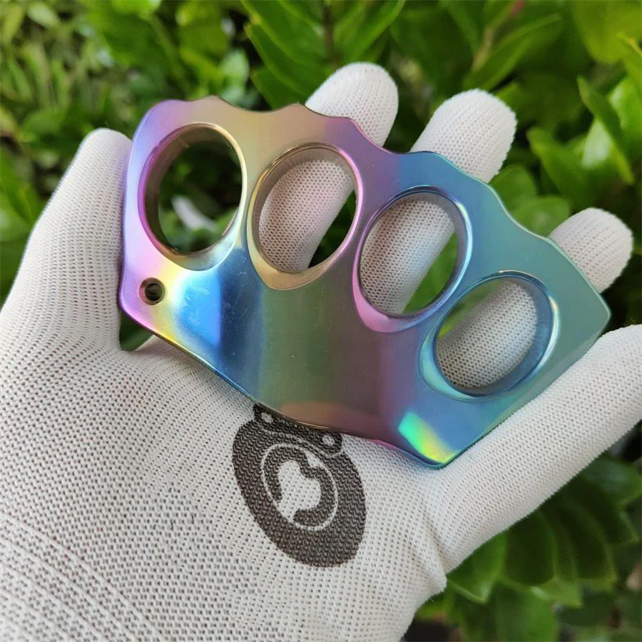 Titanium Alloy Knuckle Duster Security Defense EDC Tool - Image 9