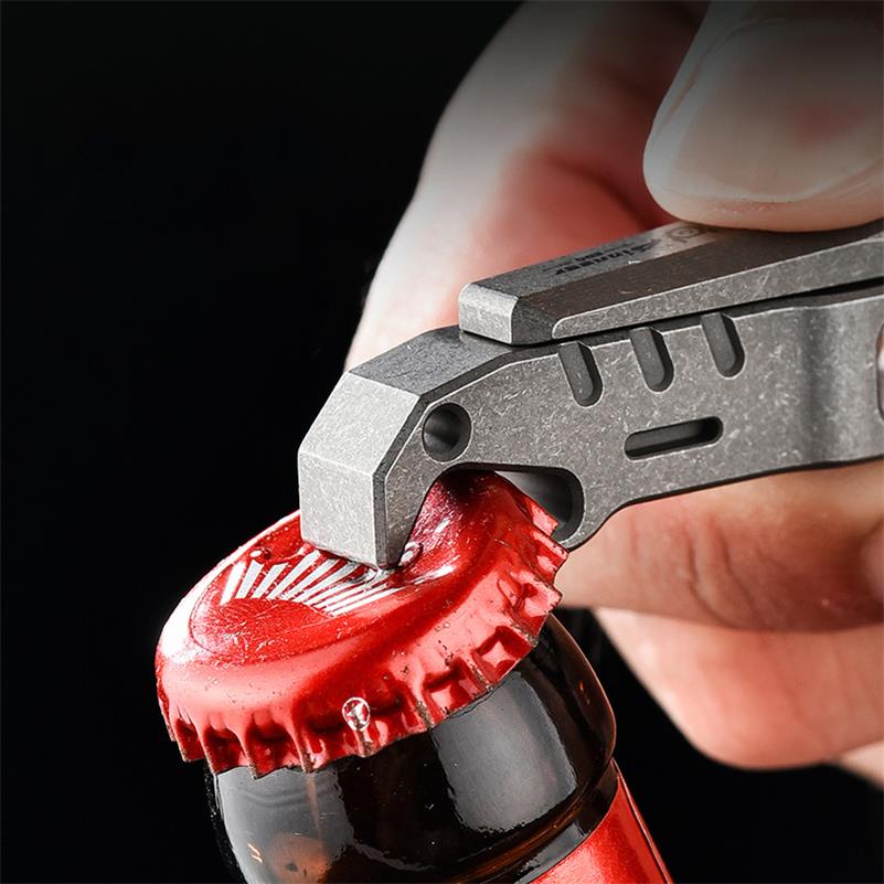 Titanium Alloy Nail Clippers Bottle Opening Tool - Image 2