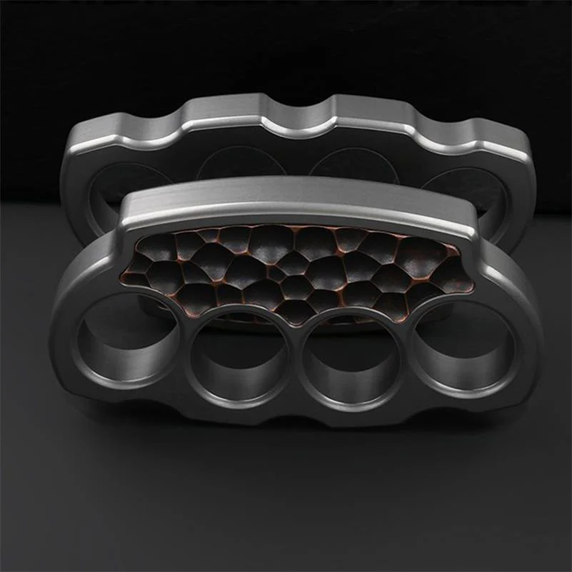 Titanium Alloy Purple Copper Patch Knuckle Duster - Image 5