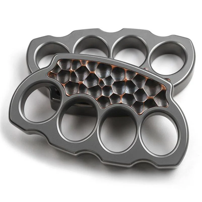 Titanium Alloy Purple Copper Patch Knuckle Duster - Image 6