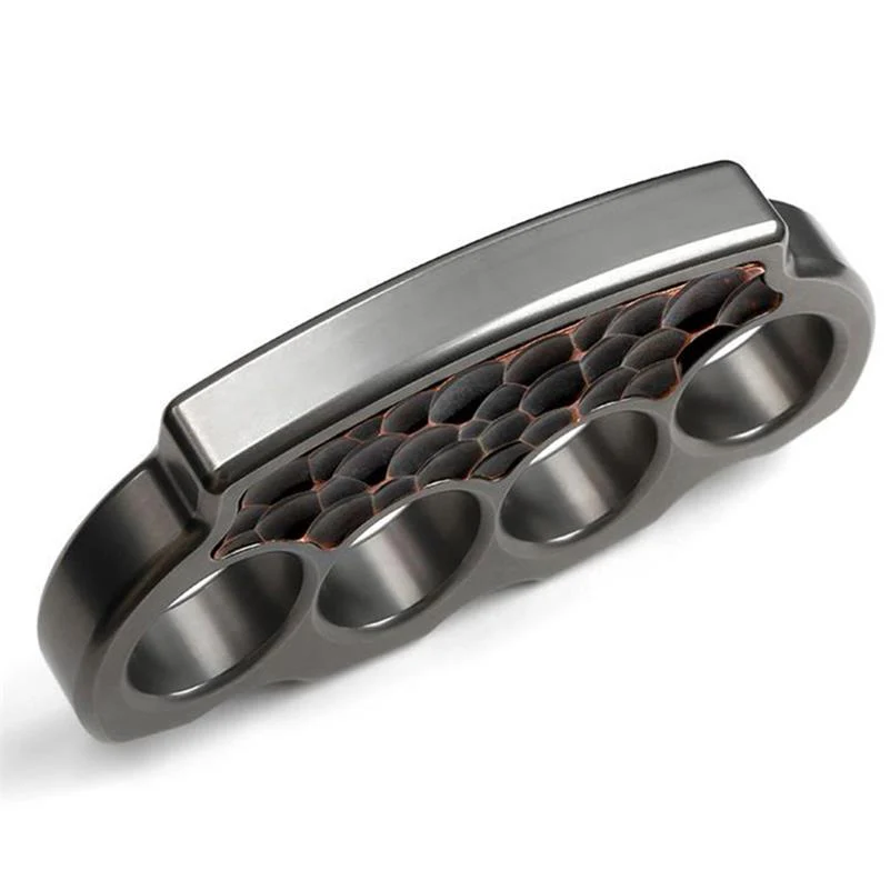 Titanium Alloy Purple Copper Patch Knuckle Duster - Image 8