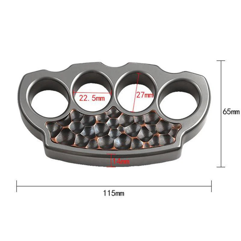 Titanium Alloy Purple Copper Patch Knuckle Duster - Image 9