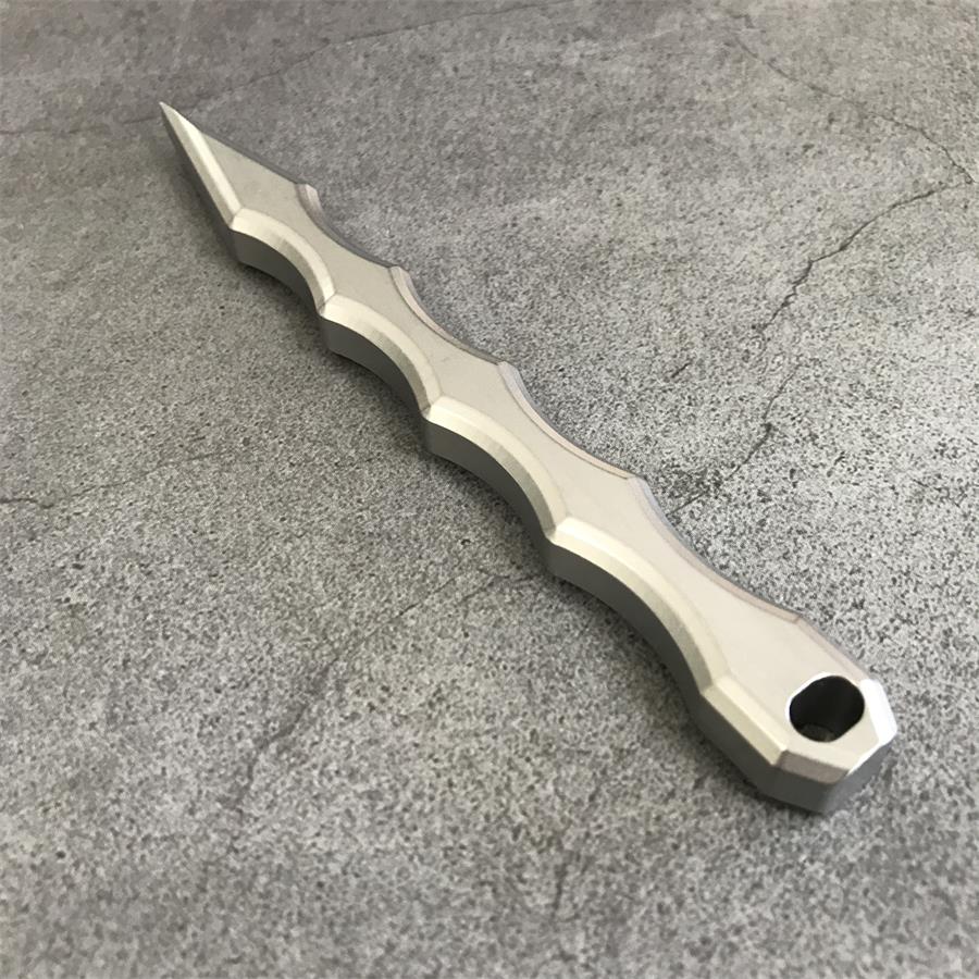 Titanium Alloy Self-Defense Crowbar Bottle Opener EDC Tool - Image 3