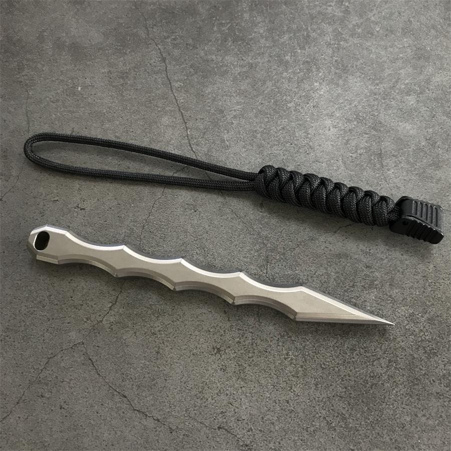 Titanium Alloy Self-Defense Crowbar Bottle Opener EDC Tool - Image 8
