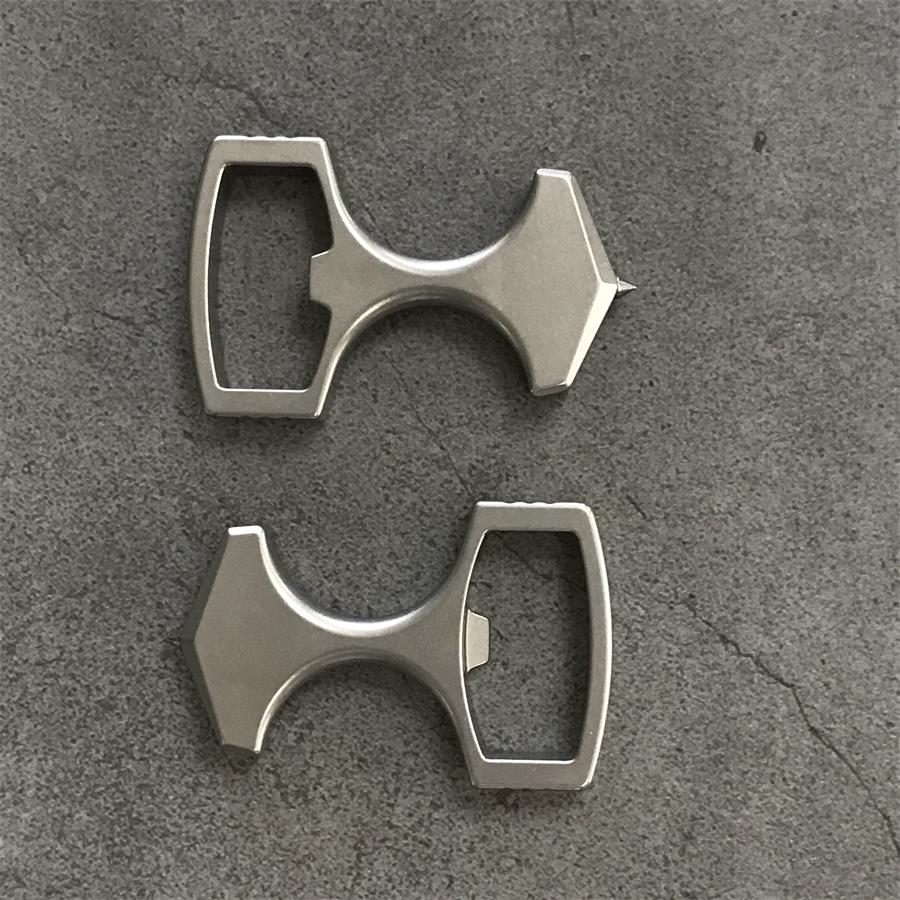 Titanium Bottle Opener Broken Window Key Pendant EDC Tool - Image 8