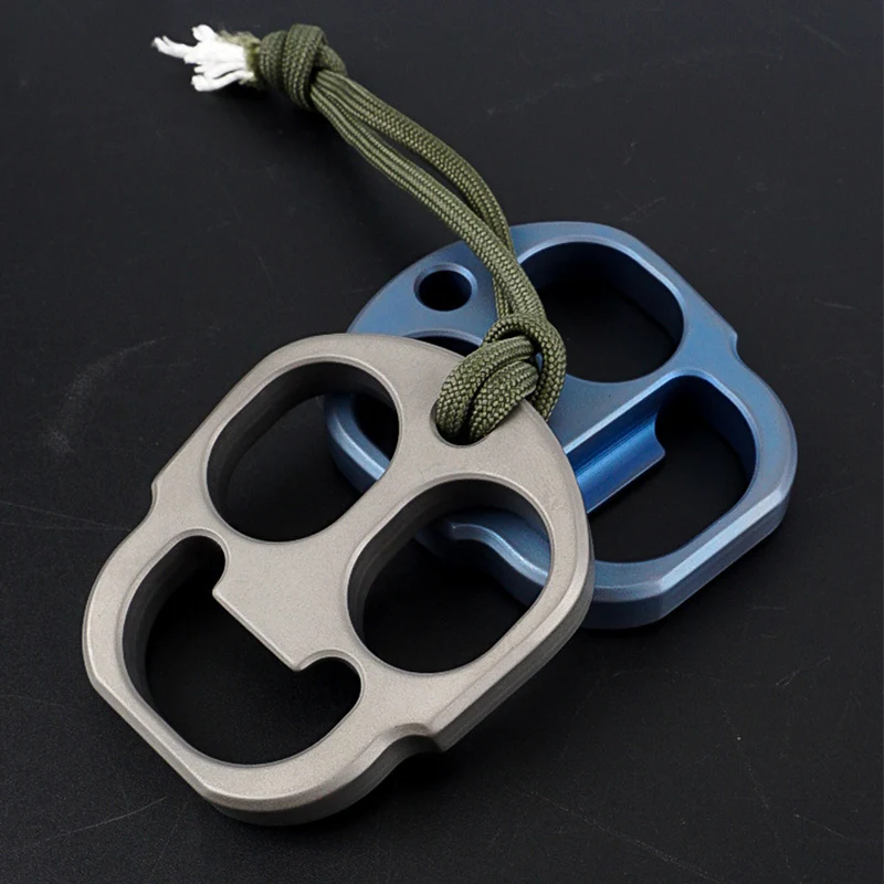 Titanium Bottle Opener Knuckle Duster Multi-function Defense Tool - Image 10