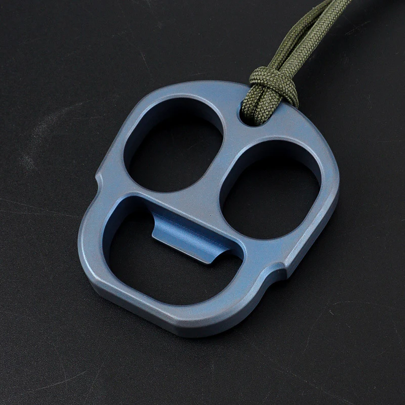Titanium Bottle Opener Knuckle Duster Multi-function Defense Tool - Image 11