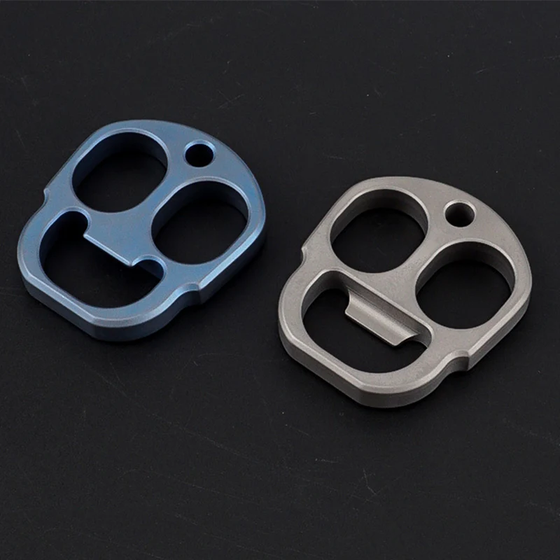Titanium Bottle Opener Knuckle Duster Multi-function Defense Tool - Image 7