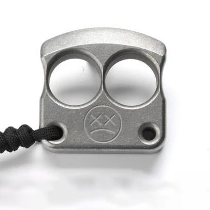 Titanium Knuckle Duster High Hardness Multi-functional Tiger Finger Self-defense Defense Finger Tiger Outdoor Pocket Portable Ring - Image 15