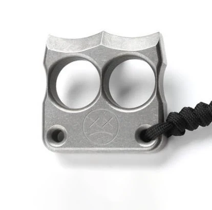 Titanium Knuckle Duster High Hardness Multi-functional Tiger Finger Self-defense Defense Finger Tiger Outdoor Pocket Portable Ring - Image 16