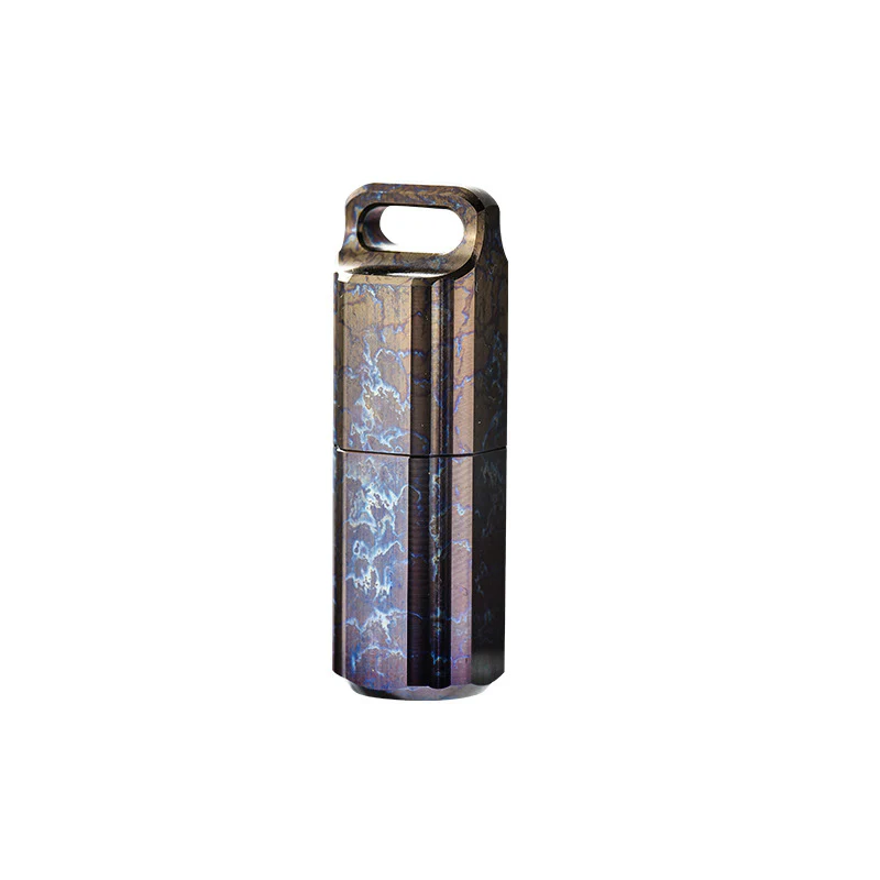 Titanium Lighter Sealed Waterproof Pill Holder - Image 13