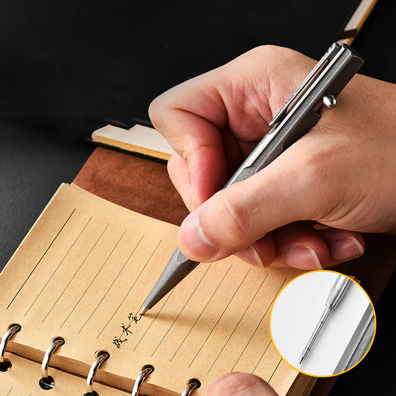 Titanium Tactical Pen EDC Self Defense Tool - Image 5