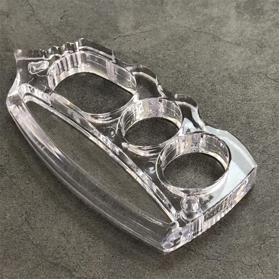 Transparent Knuckle Duster Window Breaking EDC Tool - Image 2