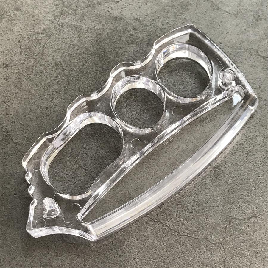 Transparent Knuckle Duster Window Breaking EDC Tool - Image 4