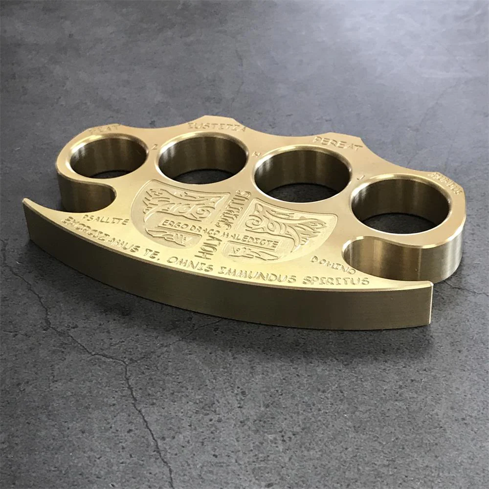 Warrior Solid Brass Knuckle  Duster Self-defense Window Breaking EDC Tool - Image 5