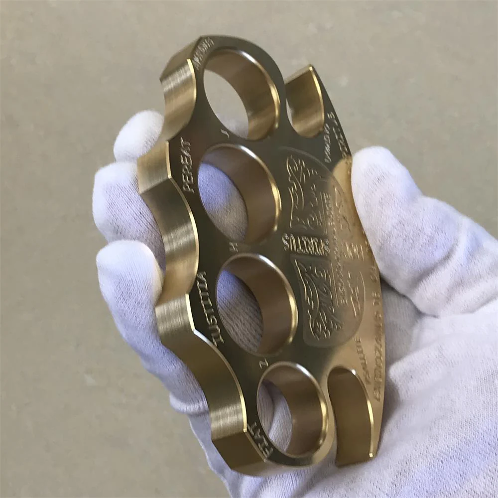 Warrior Solid Brass Knuckle  Duster Self-defense Window Breaking EDC Tool - Image 8