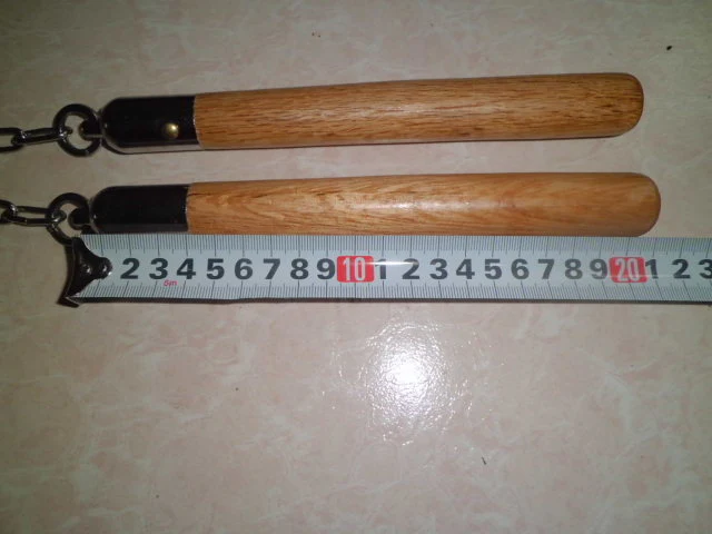 Wooden Nunchucks Martial Arts Sports Training Self Defense EDC Tools - Image 4