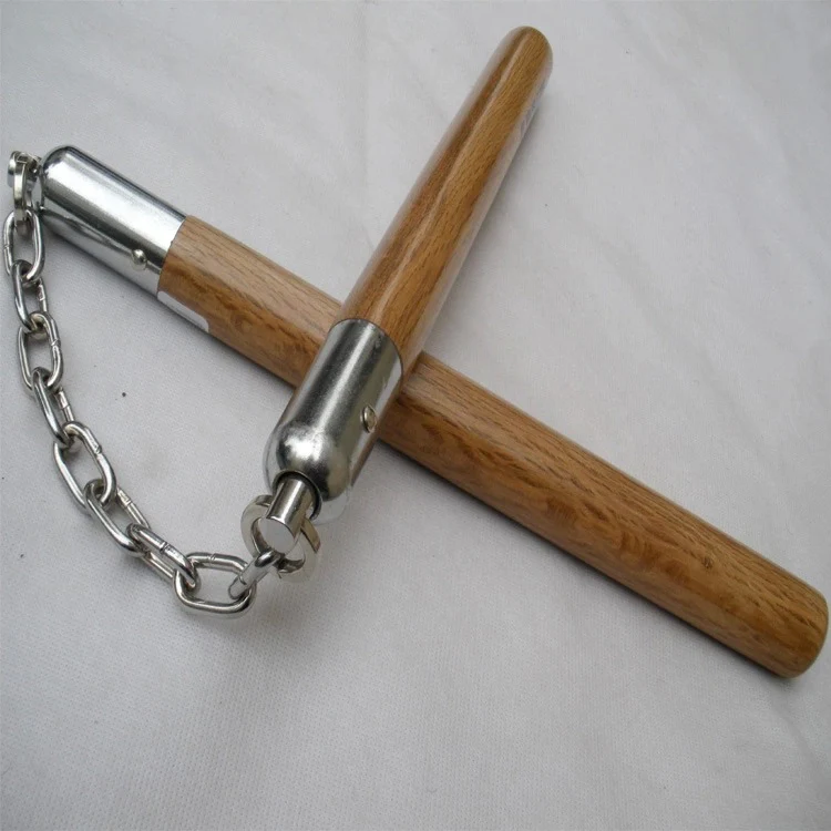 Wooden Nunchucks Martial Arts Sports Training Self Defense EDC Tools - Image 7