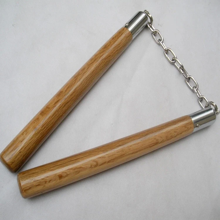 Wooden Nunchucks Martial Arts Sports Training Self Defense EDC Tools - Image 8